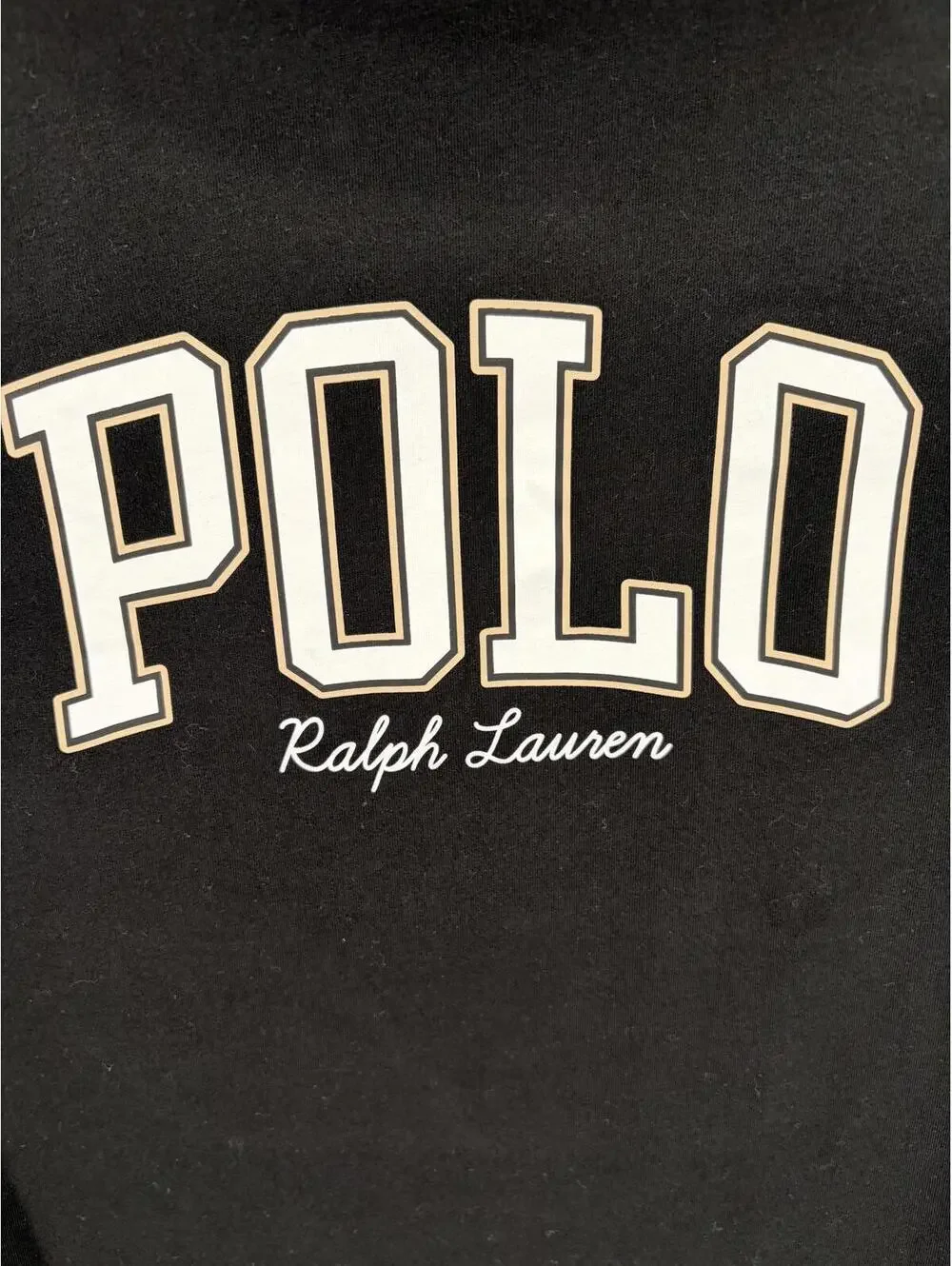 Classic Polo Ralph Lauren Black Logo T-Shirt‎ Classic Fit Size S